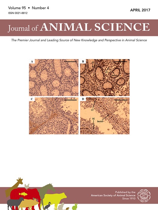 Journal of Animal Science Cover Image for Volume 95, Issue 4