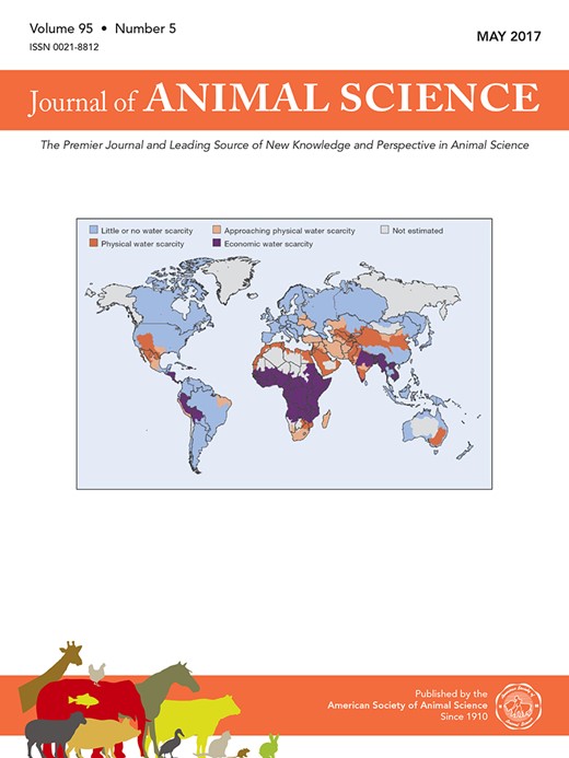 Journal of Animal Science Cover Image for Volume 95, Issue 5