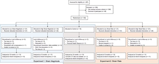 Consort chart describing participant flow.