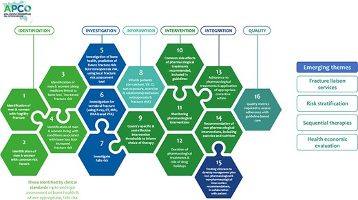 The APCO Framework of standards of care for the screening, diagnosis, and management of osteoporosis.
