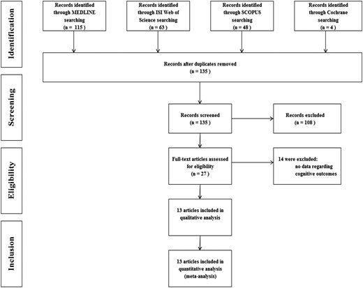Meta-analysis flow chart.