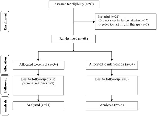 Summary of patient flow diagram.