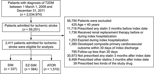 Flow chart of the study patient selection.