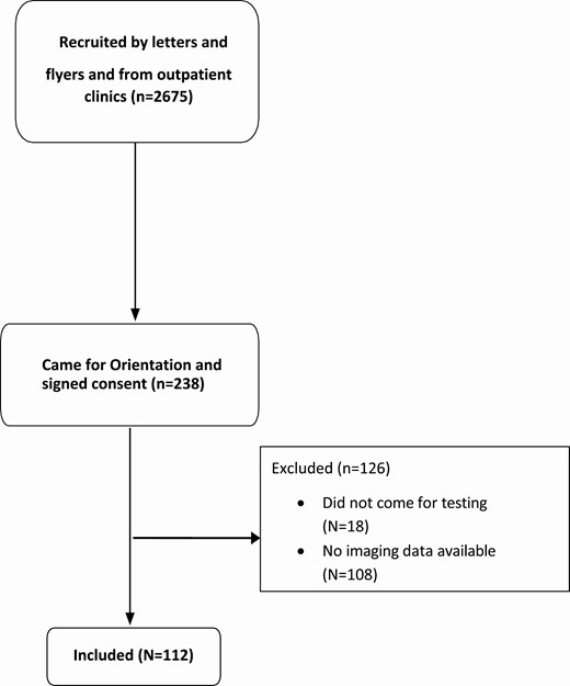 Flow diagram of recruitment.