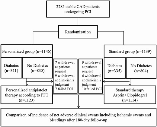 Flowchart of the PATH-PCI study. CAD, coronary artery disease; PCI, percutaneous coronary intervention.
