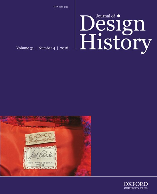 Journal of Design History Cover Image for Volume 31, Issue 4