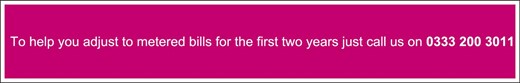 Banner in 3-month letter.
