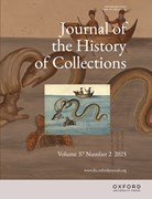 Journal of the History of Collections Cover Image