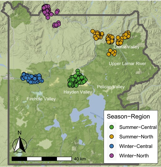 Map of sample collection sites.