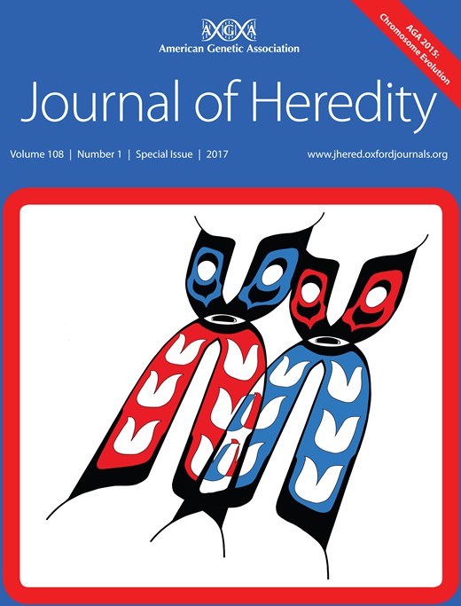 Journal of Heredity Cover Image for Volume 108, Issue 1
