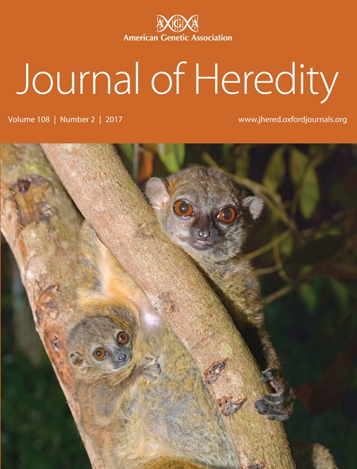 Journal of Heredity Cover Image for Volume 108, Issue 2