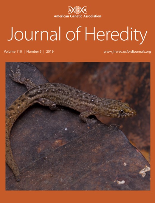 Journal of Heredity Cover Image for Volume 110, Issue 5