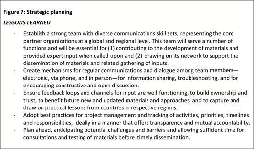 Strategic planning.
