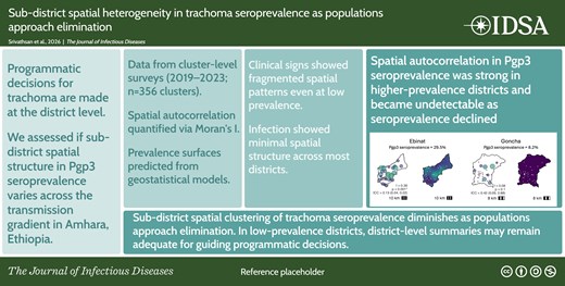 Sub-district spatial heterogeneity in trachoma seroprevalence as populations approach elimination