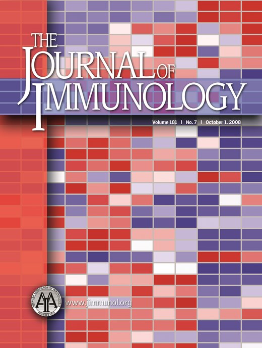 The Journal of Immunology Cover Image for Volume 181, Issue 7