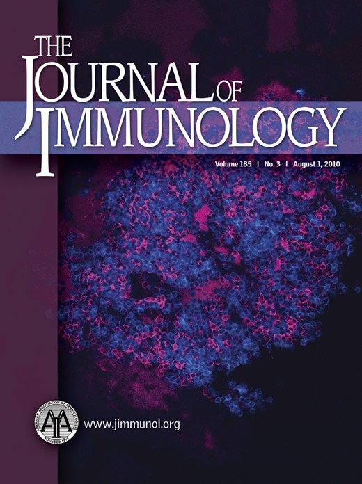 The Journal of Immunology Cover Image for Volume 185, Issue 3