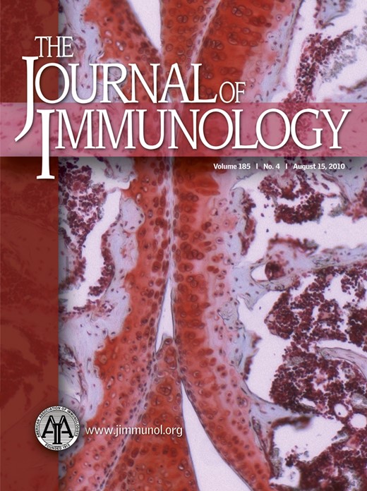 The Journal of Immunology Cover Image for Volume 185, Issue 4