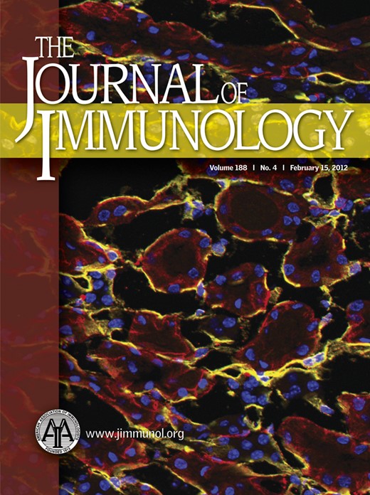 The Journal of Immunology Cover Image for Volume 188, Issue 4