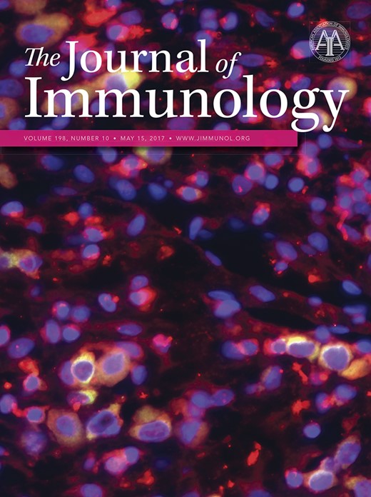 The Journal of Immunology Cover Image for Volume 198, Issue 10