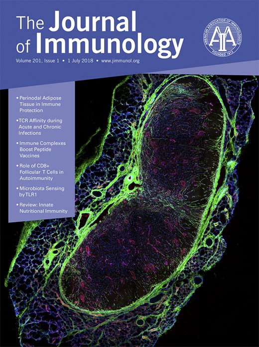 The Journal of Immunology Cover Image for Volume 201, Issue 1