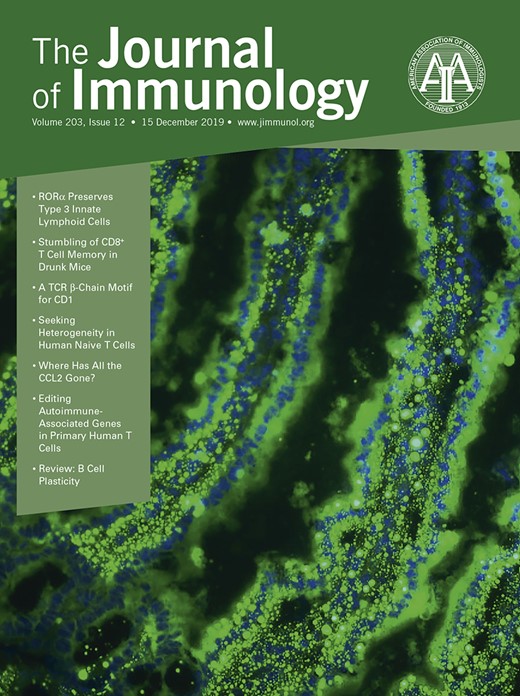 The Journal of Immunology Cover Image for Volume 203, Issue 12