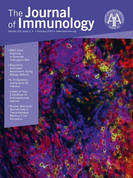 The Journal of Immunology Cover Image for Volume 204, Issue 3