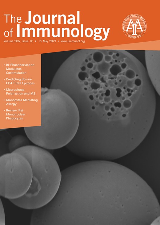 The Journal of Immunology Cover Image for Volume 206, Issue 10