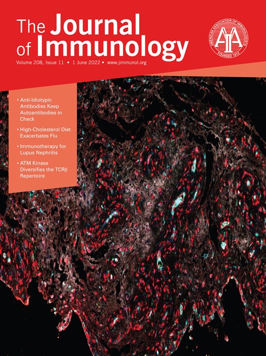The Journal of Immunology Cover Image for Volume 208, Issue 11