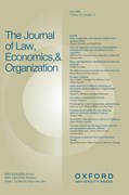 The Journal of Law, Economics, and Organization Cover Image