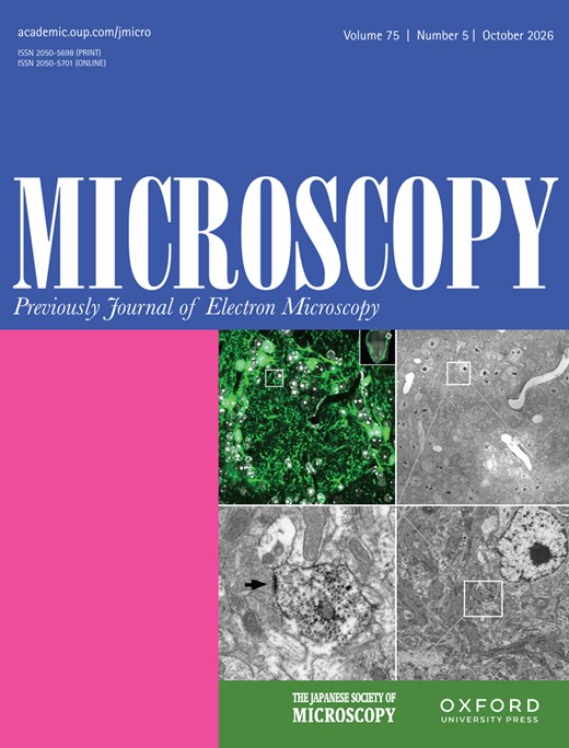 Edit Filter Menu Options Volume 75 Issue 5 | Microscopy | Oxford Academic