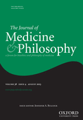 The Journal of Medicine and Philosophy: A Forum for Bioethics and Philosophy of Medicine Cover Image for Volume 38, Issue 4