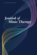 Journal of Music Therapy Cover Image
