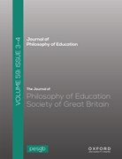 Journal of Philosophy of Education Cover Image