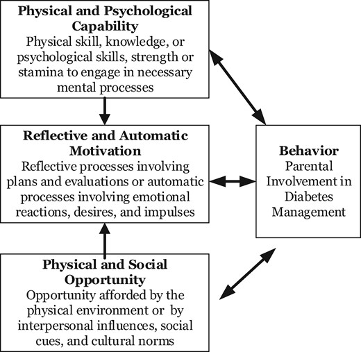 Capability–Opportunity–Motivation–Behavior (COM-B) model.