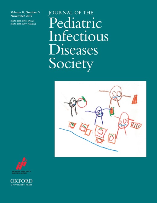 Journal of the Pediatric Infectious Diseases Society Cover Image for Volume 8, Issue 5