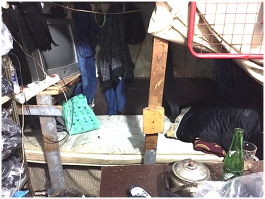 A Commercial Space with a Living Space in the Backroom