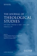 The Journal of Theological Studies Cover Image