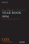 The Leo Baeck Institute Year Book Cover Image