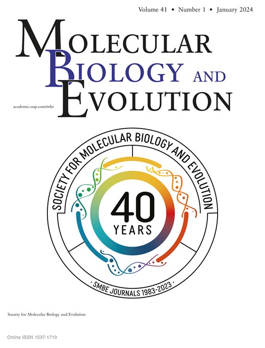 Molecular Biology and Evolution Cover Image for Volume 41, Issue 1