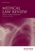 Medical Law Review Cover Image