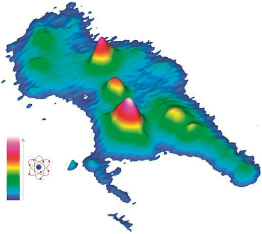 Using native–native 2D-PAGE in combination with the short lived radioisotope 187W, all tungsten containing proteins from Pyrococcus furiosus have been separated, quantified and identified.