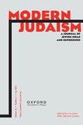 Modern Judaism - A Journal of Jewish Ideas and Experience Cover Image