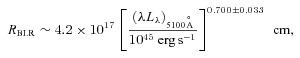 formula
