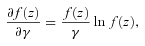 formula