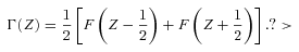 formula
