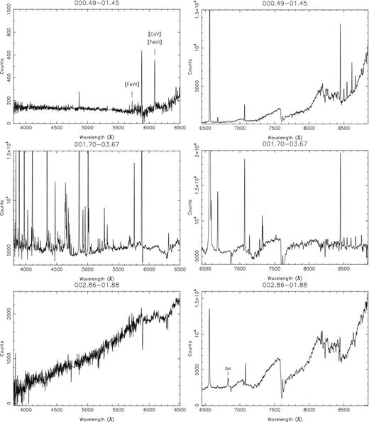 AAOmega spectra of new S-type symbiotic stars.