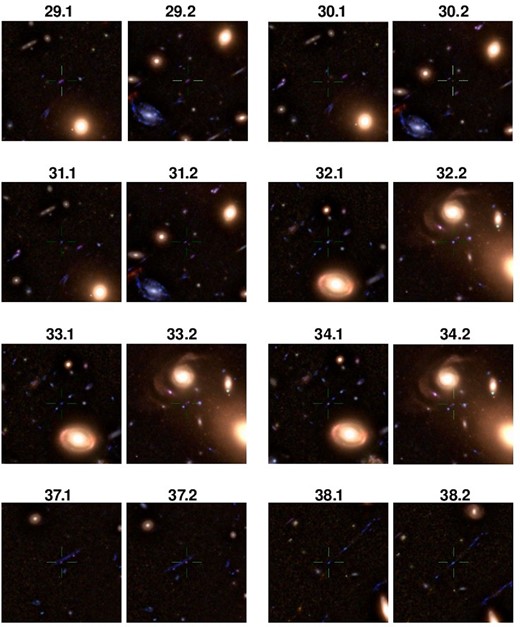 Like in Fig. A1 but for systems 29–34, 37 and 38.