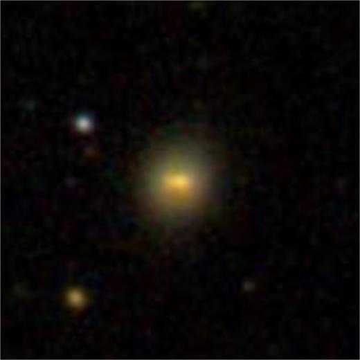 SDSS colour image of SDSS J112308.77+624845.6 with a field of view 1 × 1 arcmin.