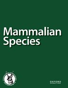 Mammalian Species Cover Image