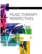 Music Therapy Perspectives Cover Image